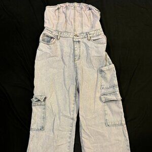 Wild Fable Lavender Denim Jumpsuit (size M)